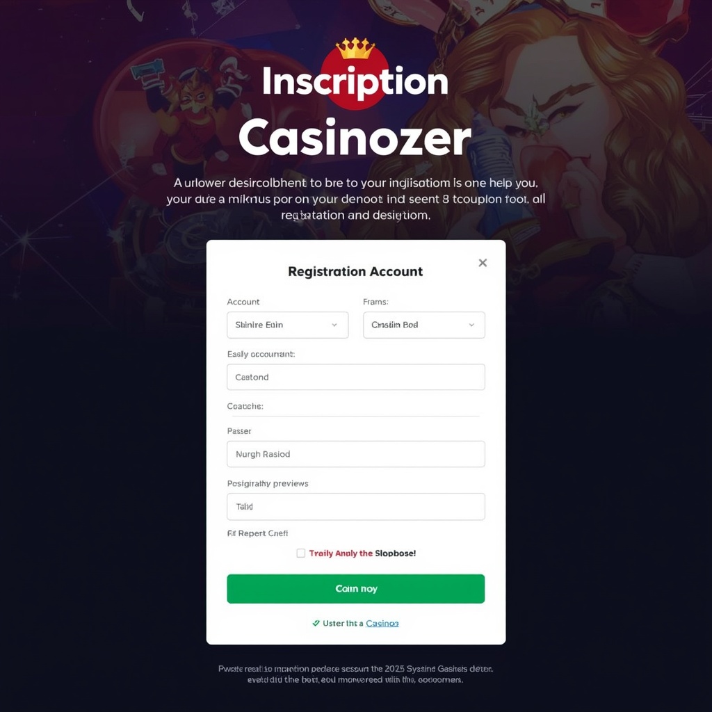 Casinozer inscription: guide complet pour s'inscrire, vérifier et profiter des bonus